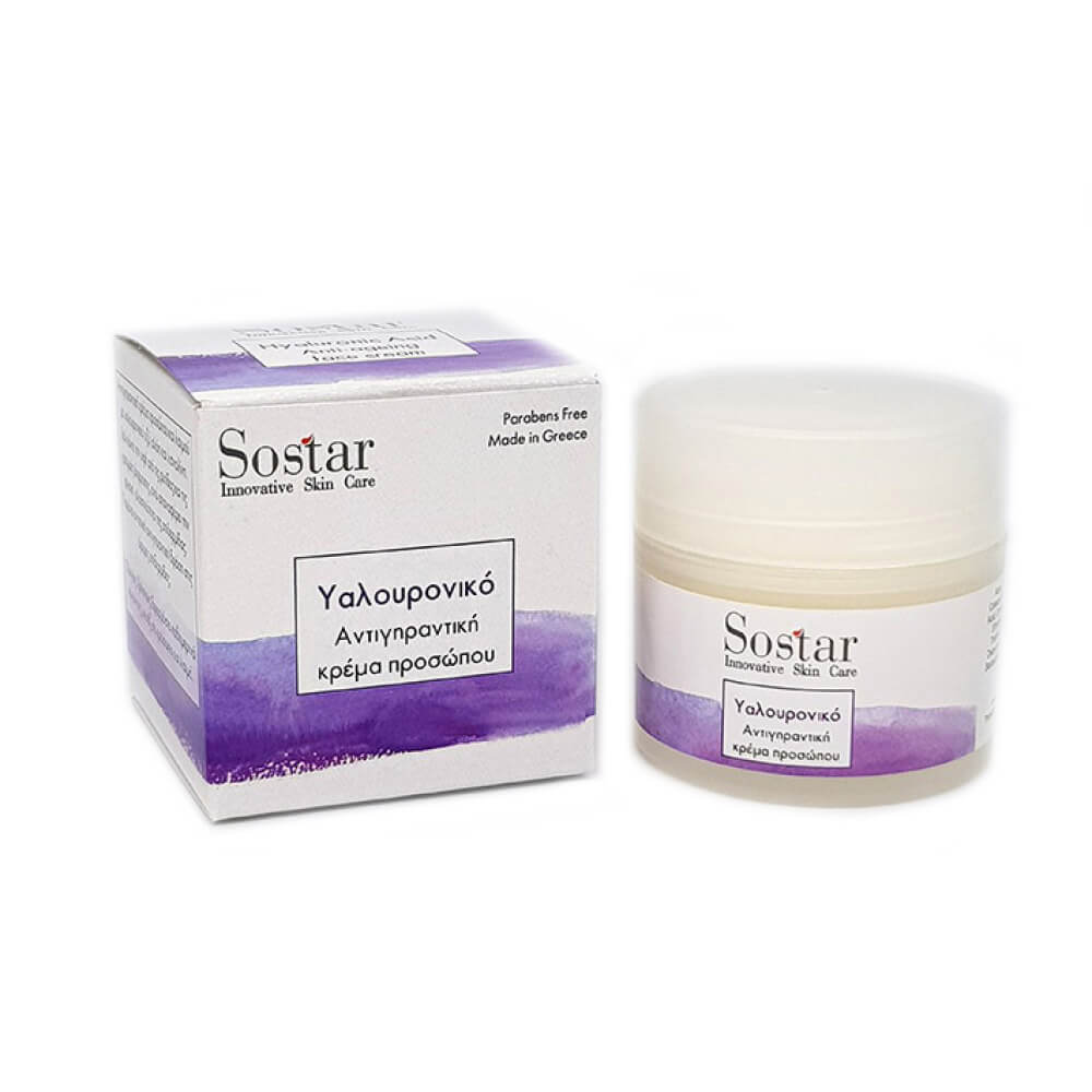 Sostar Hyalyronic Acid face cream 50ml