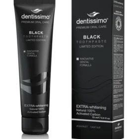 Dentissimo Premium Oral Care Μαύρη Οδοντόκρεμα Λεύκανσης 75ml