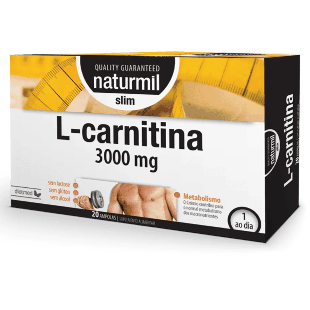 L-Carnitine Slim 3000 mg 20 Αμπούλες Naturmil