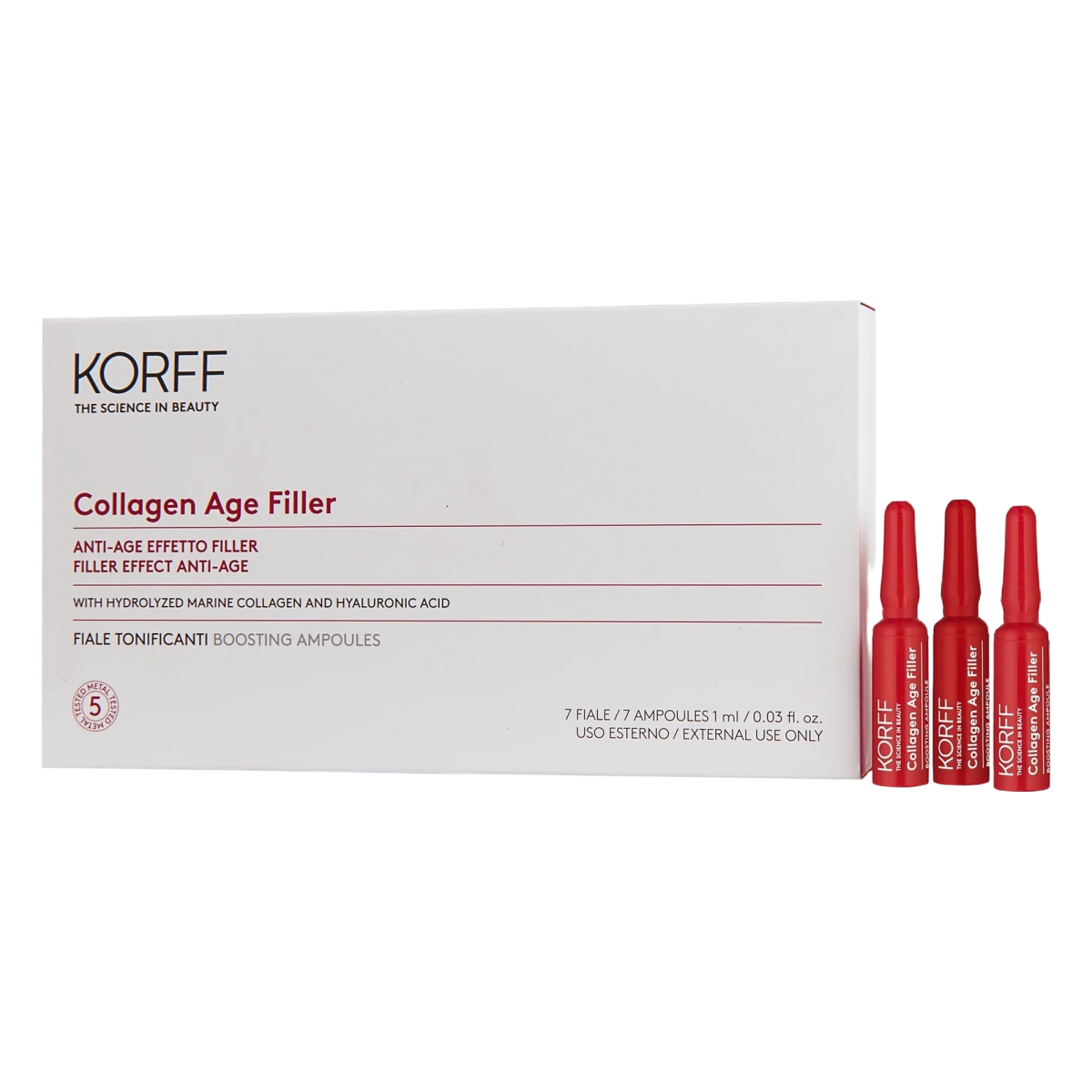 KORFF COLLAGEN AGE FILLER BOOSTING AMPOULES (7 ΑΜΠΟΥΛΕΣ)