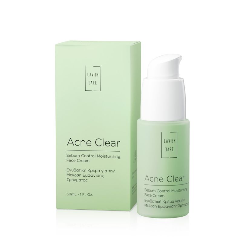 LAVISH Acne Clear - Sebum Control Moisturising Face Cream - 30ml - Image 2