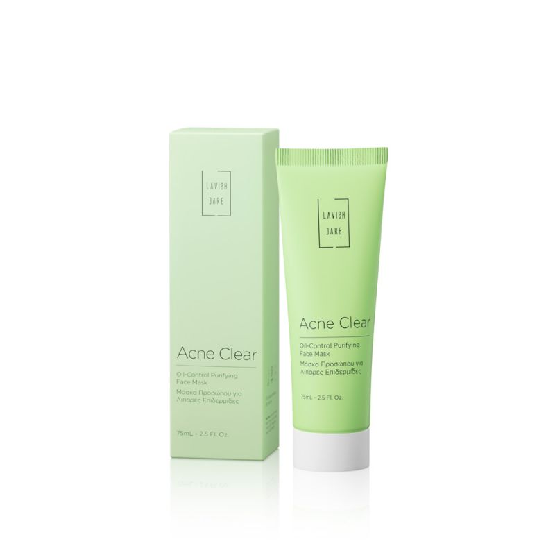LAVISH Acne Clear - Oil-Control Purifying Face Mask - 75ml - Image 2