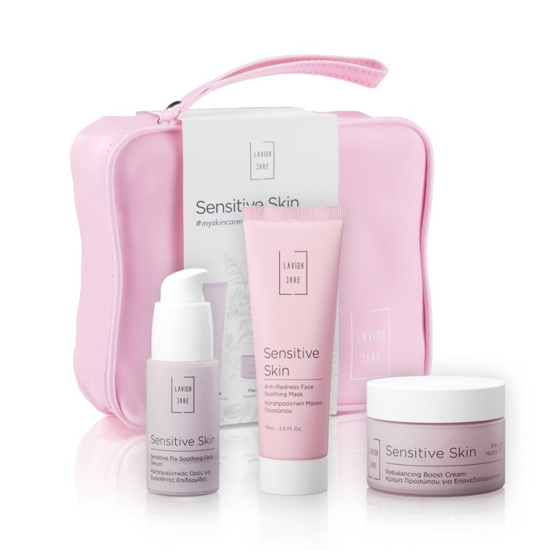 LAVISH Skin Care Essentials Necessaire Triplet - SENSITIVE SKIN
