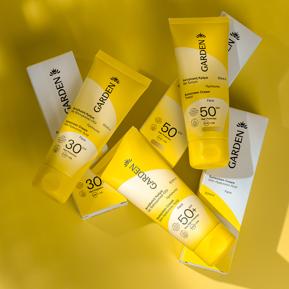 GARDEN Αντηλιακή Κρέμα Προσώπου με Χρώμα SPF50 50ml - Image 4