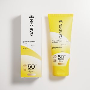 GARDEN Αντηλιακή Κρέμα Προσώπου με Χρώμα SPF50 50ml - Image 3