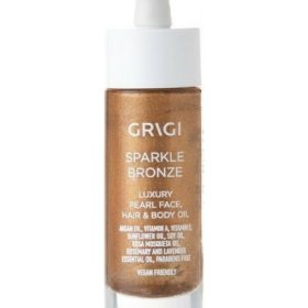 Grigi Spakle Bronze Luxury Pearl Face Hair And Body Oil 30ml