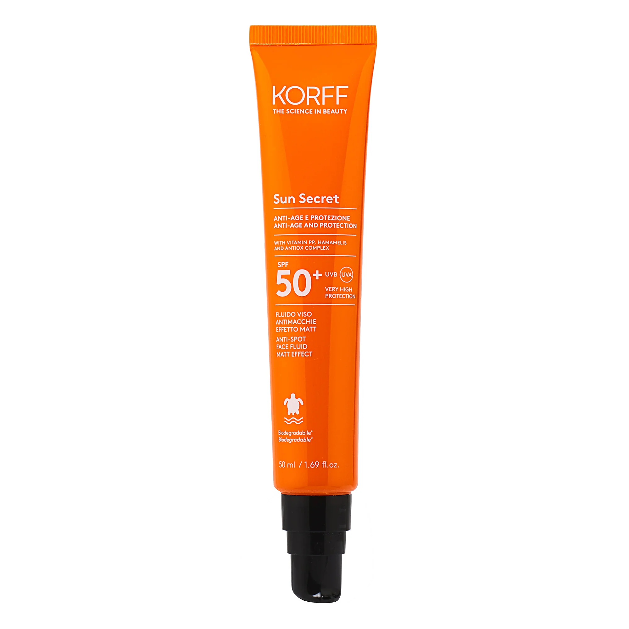 KORFF Sun Secret Anti Spot Face Fluid Matt Effect SPF50+