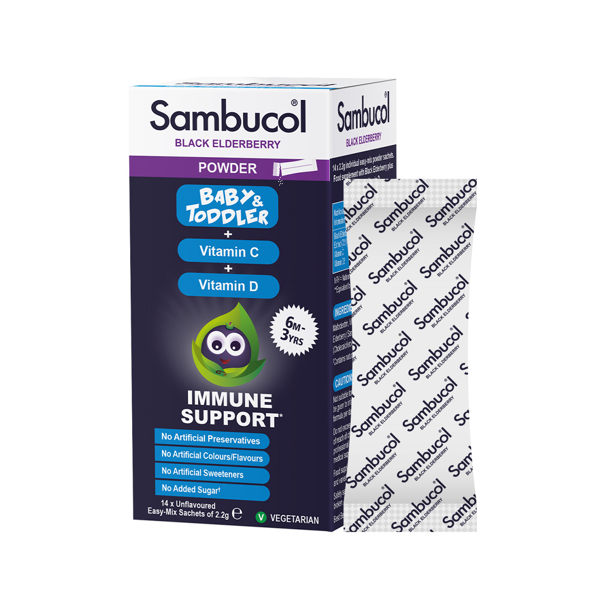 Sambucol Baby & Toddler Powder 14 Φακελάκια