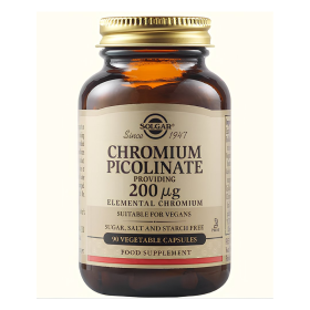CHROMIUM PICOLINATE 200 µG VEGETABLE CAPSULES