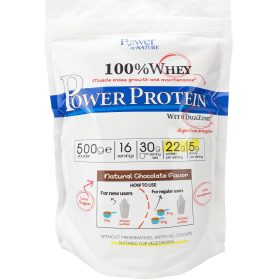 100% Whey Power Protein Natural Chocolate Flavor