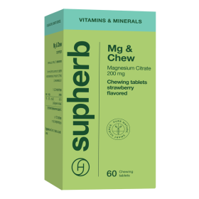Supherb Mg & Chew (Magnesium Citrate), Chewable Tablets