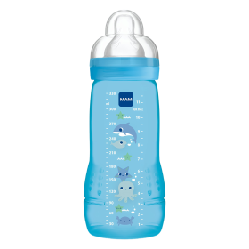MAM Easy Active Μπιμπερό, 330ml  4+ μηνών,  Μπλε
