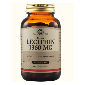 LECITHIN 1360 MG Μαλακές Κάψουλες