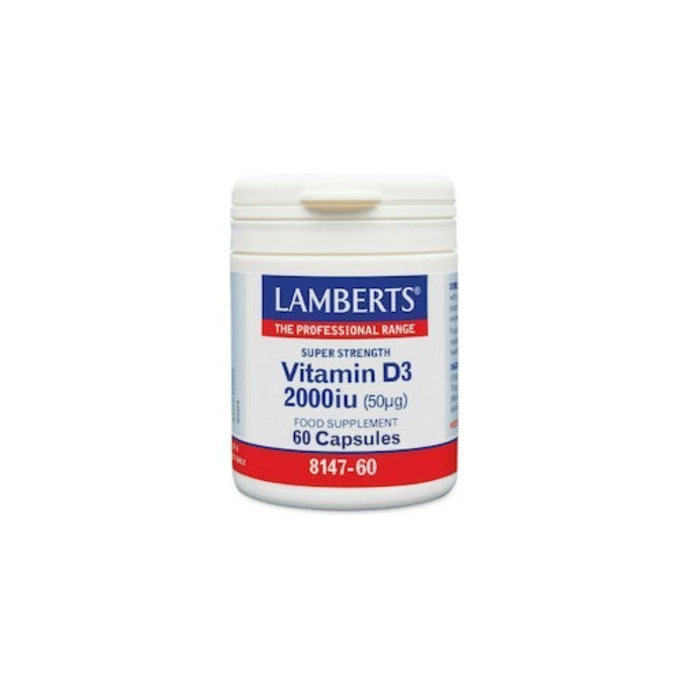 Lamberts Vitamin D3, Capsules, 60 x 2000iu