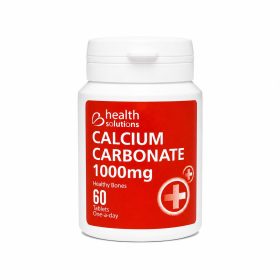 Health Solutions Calcium Carbonate 1000MG 60 tablets