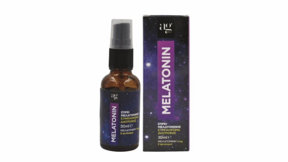 Ag Pharm Melatonin Spray Συμπλήρωμα Μελατονίνης σε Μορφή Σπρέι, 30ml