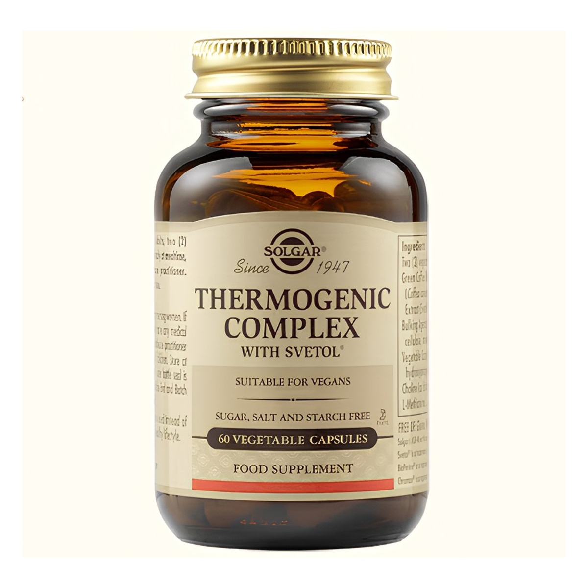 THERMOGENIC COMPLEX WITH SVETOL VEGETABLE CAPSULES