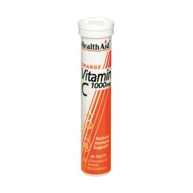 Vitamin C 1,000mg – 20 Αναβράζοντα Δισκία (Πορτοκάλι)
