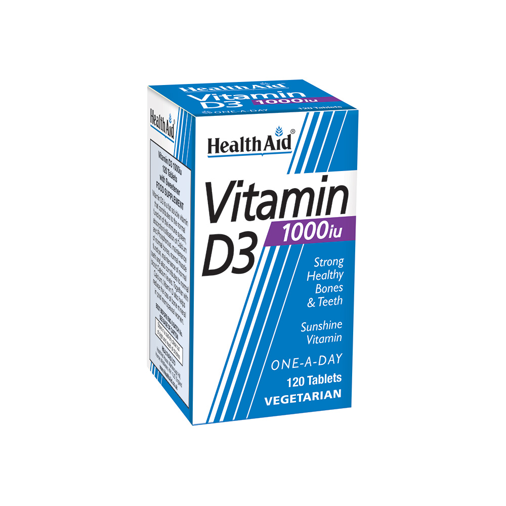 Vitamin D3 1,000IU – 120 Δισκία