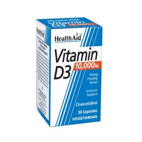 Vitamin D3 10,000IU – 30 Κάψουλες