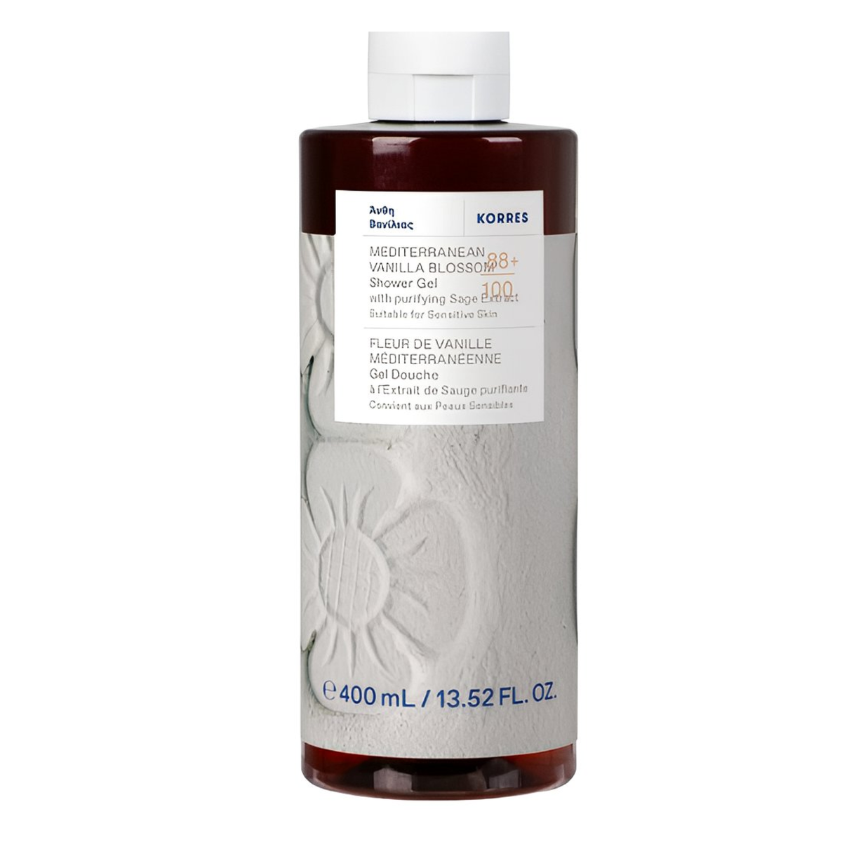 Korres Renewing Body Cleanser Mediterranean Vanilla Blossom Shower Gel 400ml