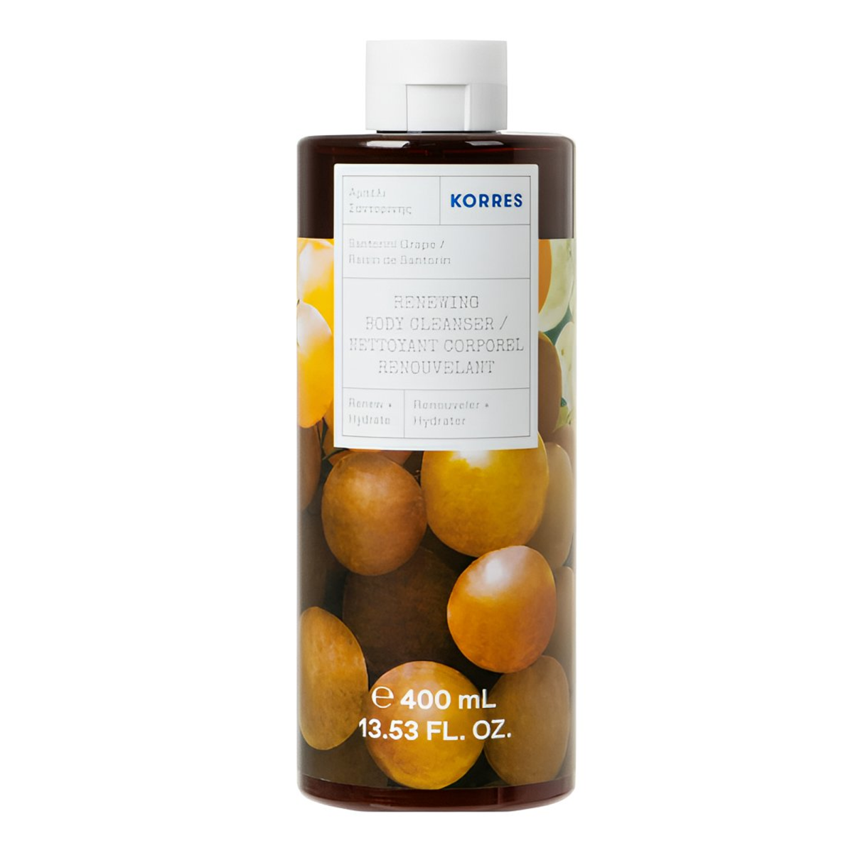 Korres Renewing Body Cleanser Santorini Grape Shower Gel 400ml