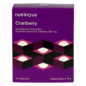 Nutrinous Cranberry 350mg 30 Κάψουλες