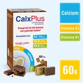 Σοκολάτα CalxPlus | Ασβέστιο, Βιταμίνη D και Βιταμίνη Κ
