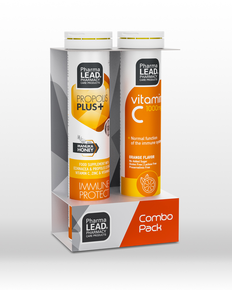 Pharmalead 1+1 Propolis Plus Immune Protect & Vitamin C 1000mg