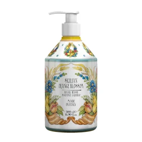 Liquid hand soap 500 mL Sicilian orange blossom range