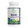 D3 (2000IU) + K2 (125μg) – 50 Chewable Tablets