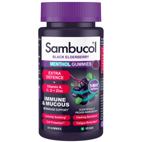 Sambucol Extra Defence Menthol Gummies 30s