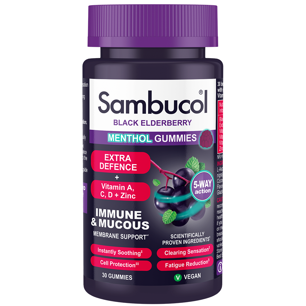 Sambucol Extra Defence Menthol Gummies 30s