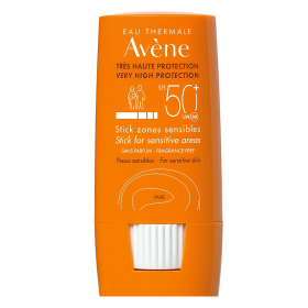 Avene Very High Protection Stick Zones Sensibles Spf50+ Πολύ Υψηλή Αντηλιακή Προστασία για Ευαίσθητες Ζώνες της Επιδερμίδας 8gr