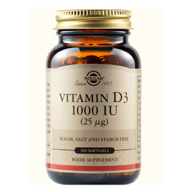 VITAMIN D3 1000 IU (25 ΜG) Μαλακές Κάψουλες