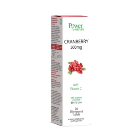 Cranberry, 20 ταμπλέτες με στέβια