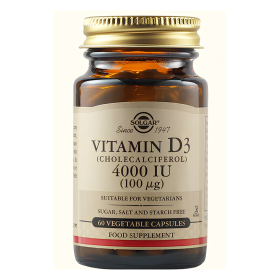 VITAMIN D3 (CHOLECALCIFEROL) 4000 IU ΦΥΤΟΚΑΨΟΥΛΕΣ
