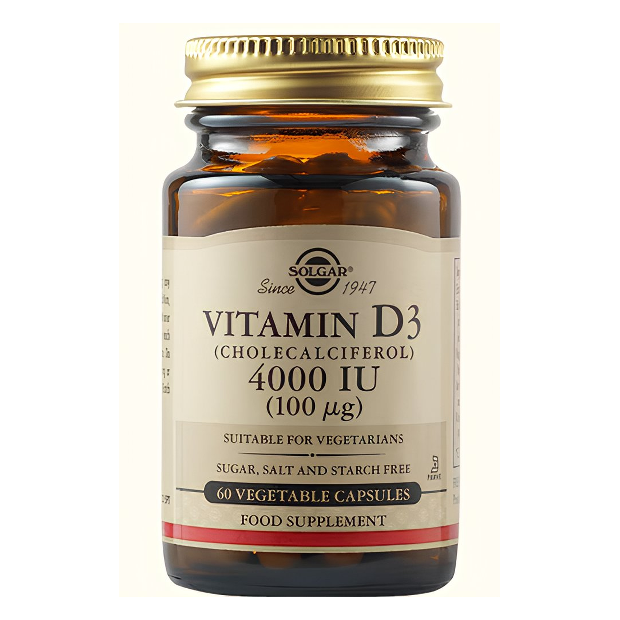 VITAMIN D3 (CHOLECALCIFEROL) 4000 IU ΦΥΤΟΚΑΨΟΥΛΕΣ