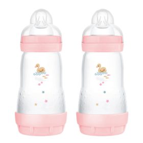 MAM Easy Start Ματ Μπιμπερό κατά των Κολικών, 9 oz, Κορίτσι, 2 τεμ.