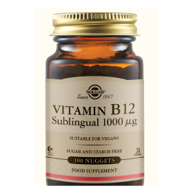 VITAMIN B12 1000 mcg Υπογλώσσια Δισκία