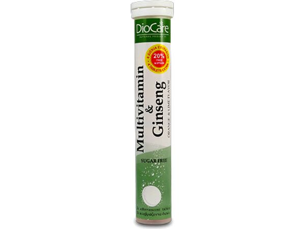 DioCare Multivitamin & Ginseng 24 Αναβράζοντα Δισκία