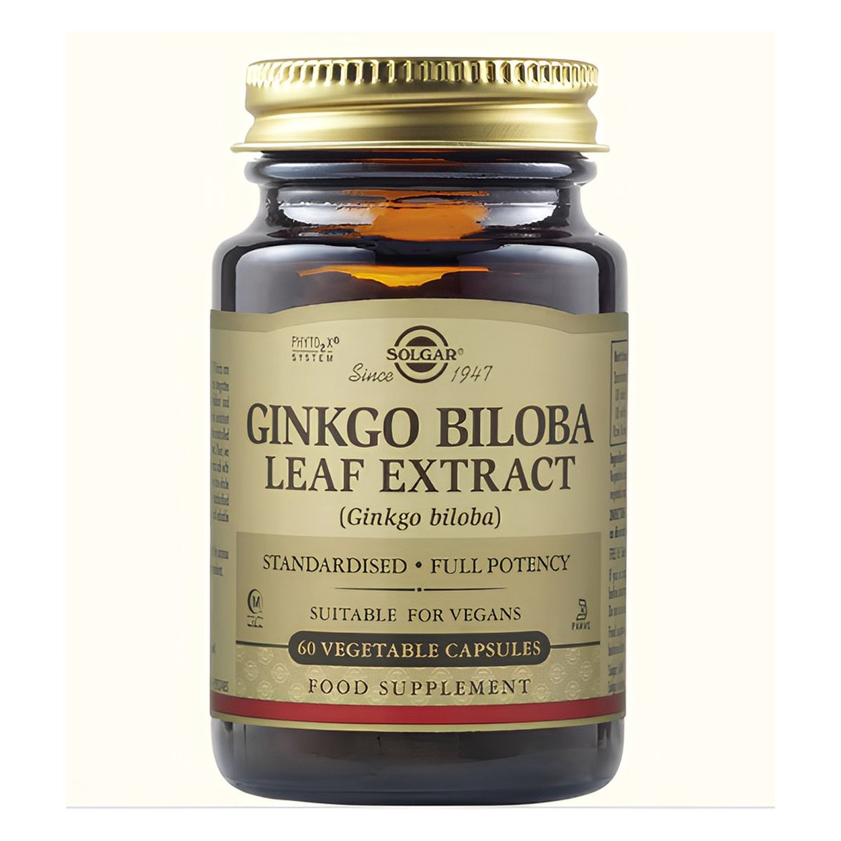GINKGO BILOBA LEAF EXTRACT VEGATABLE CAPSULES