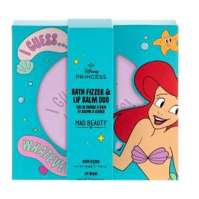 Mad Beauty Disney Princess Bath Fizzer & Lip Balm Ariel