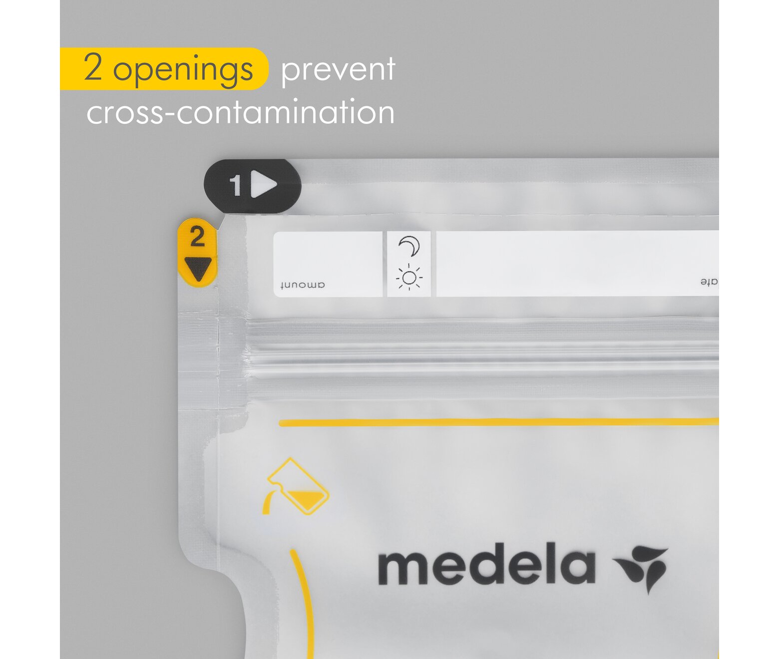 Medela Easy Pour Breast Milk Storage Bags 50 Pieces - Image 2