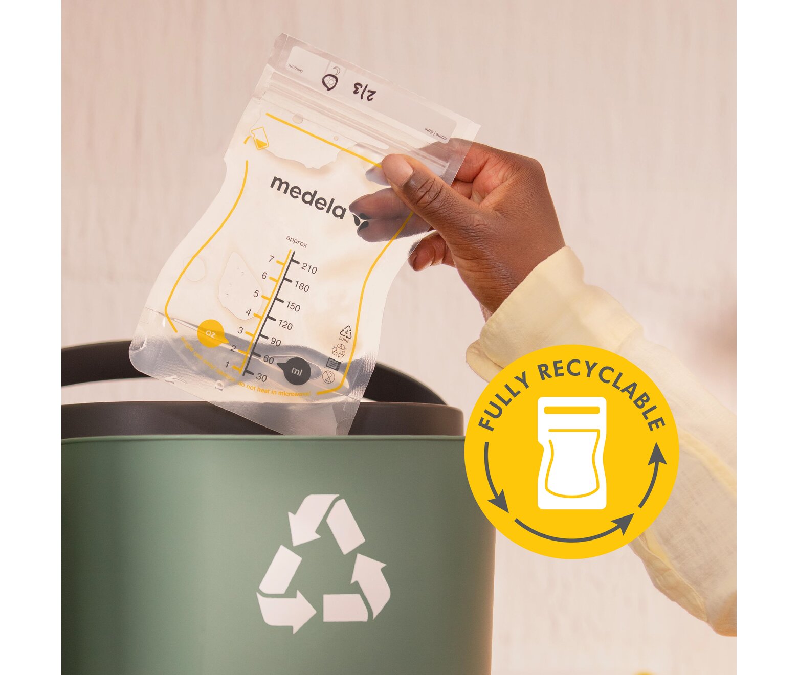 Medela Easy Pour Breast Milk Storage Bags 50 Pieces - Image 5