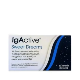 IgACTIVE Sweet Dreams Συμπλήρωμα Διατροφής για Εύκολο Ύπνο 30 κάψουλες