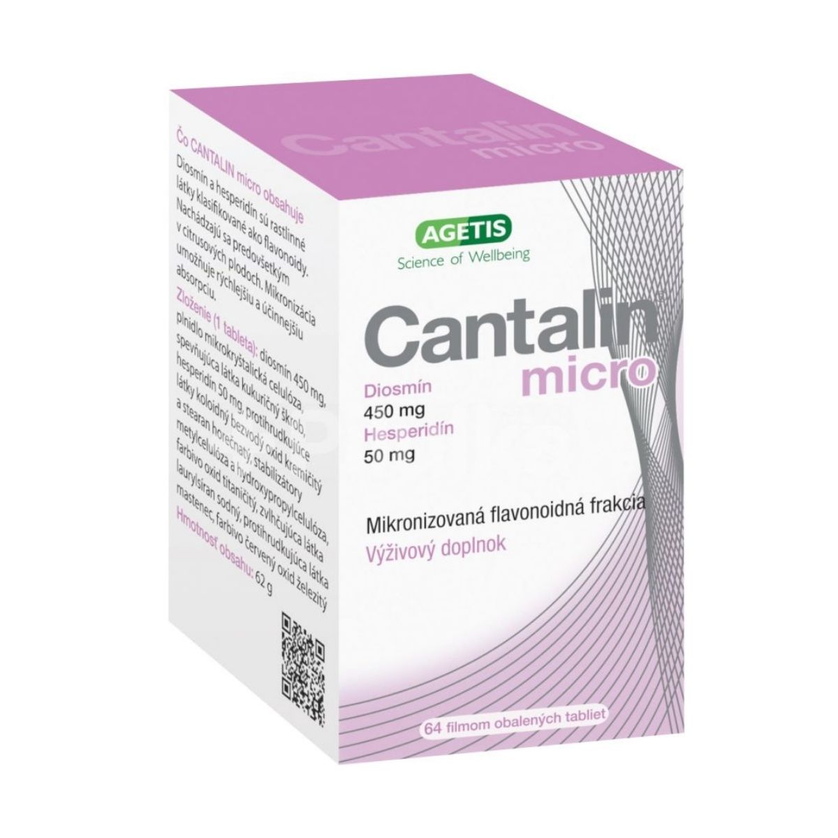 Agetis Cantalin Micro, 64 Tablets