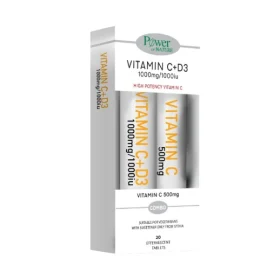 Vitamin C 1000 mg + D3 1000 IU with stevia + Vitamin C 500 mg (PROMO)