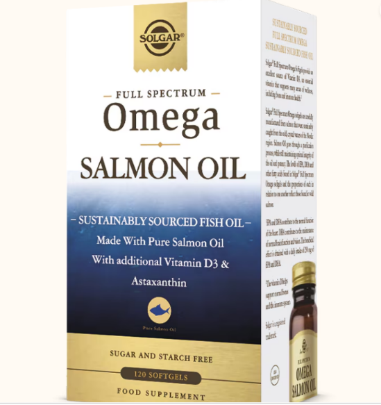 FULL SPECTRUM OMEGA SALMON OIL Μαλακές Κάψουλες