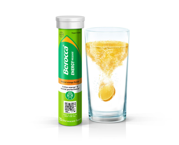 Berocca Orange Αναβράζοντα Δισκία ®